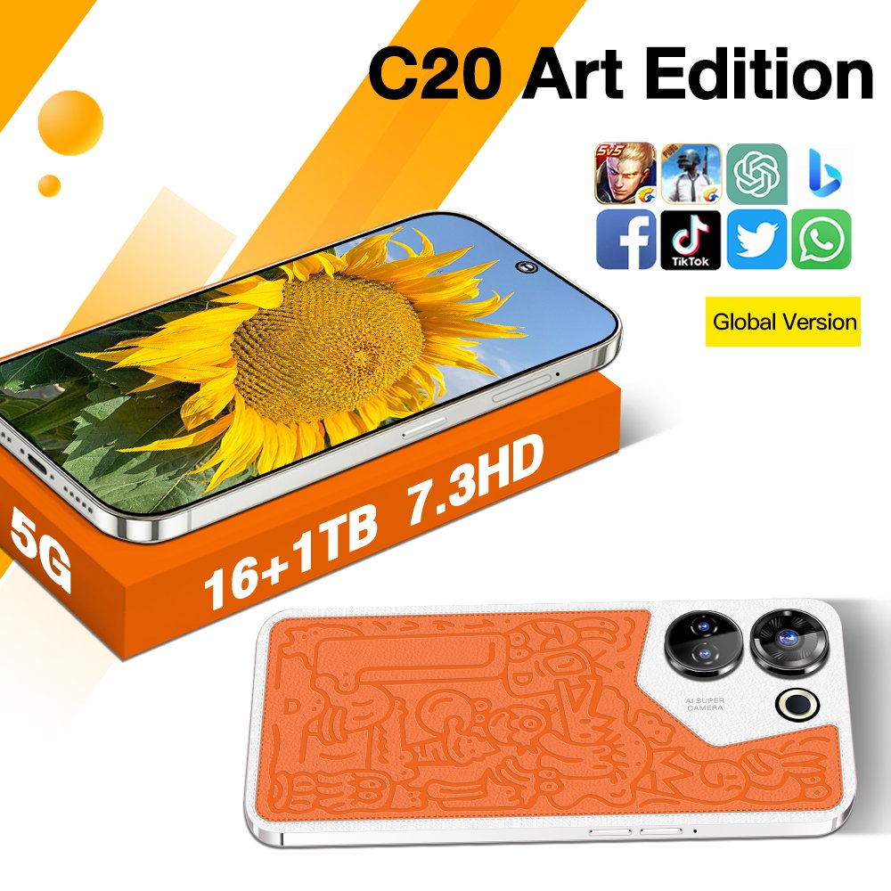 Smart Phone Original Brand New Gaming Mobile Phone 5G Smartphone 16G 1T Art Feature Phone Telephone Telefon i for 15 Pro Max i14