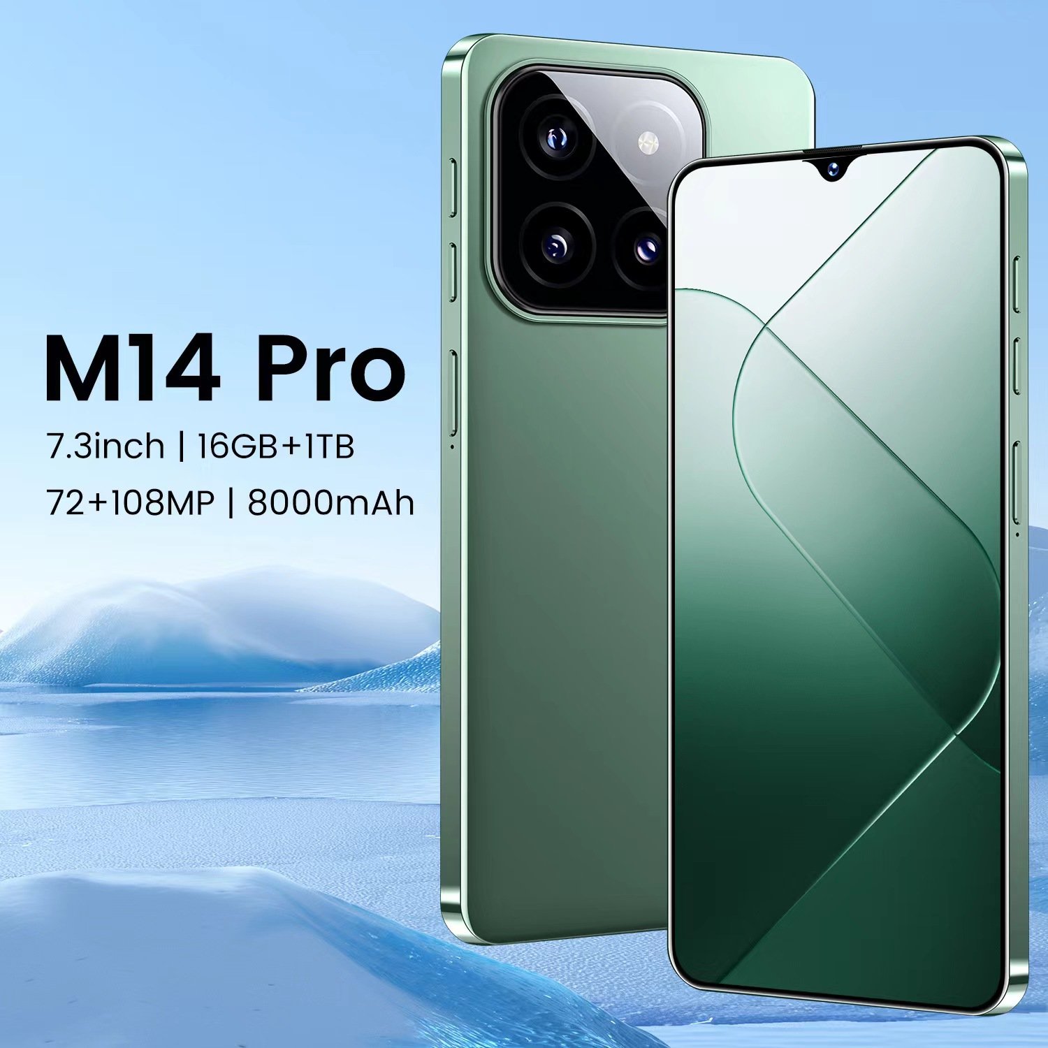 M14 Pro 5G Smartphone Mi 14 Ultra Mobile Phones 16G + 1TB Telefonos Celulares Android 12 108MP HD Camera 5800Amh Global Version