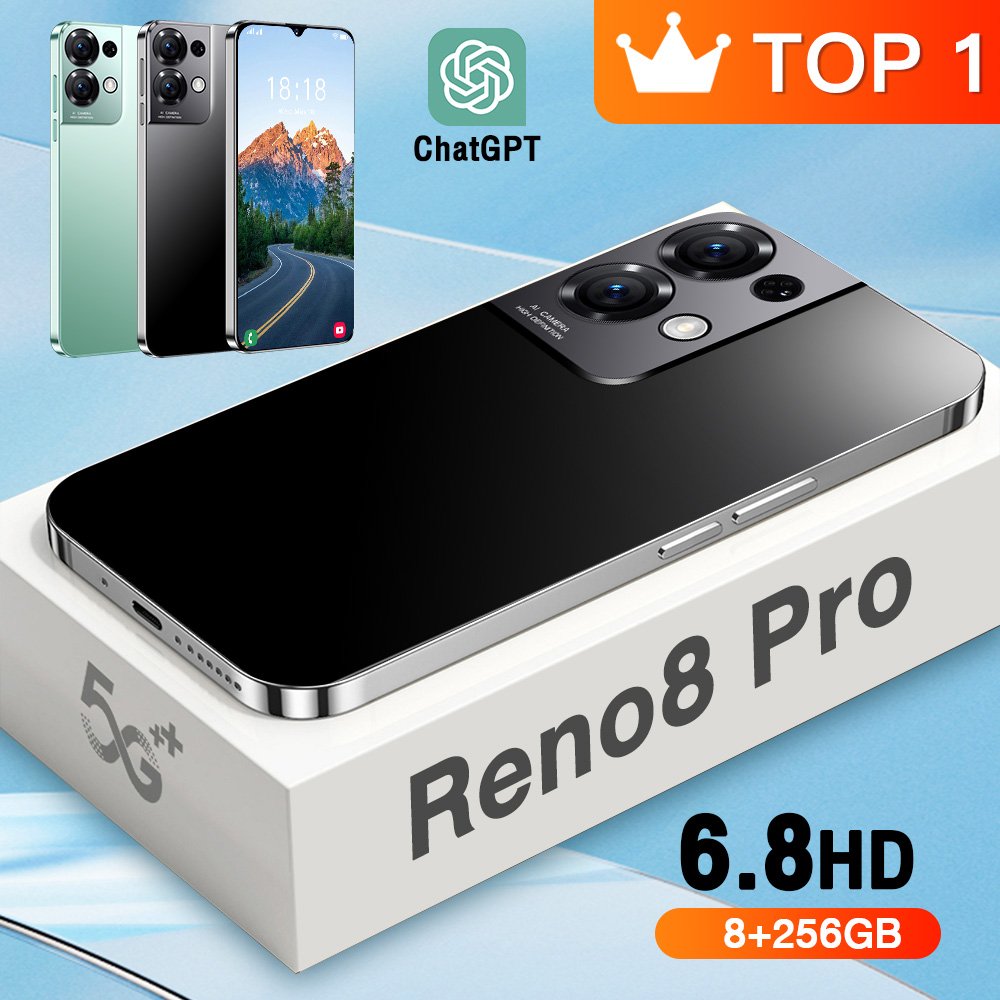 Reno8pro Telefon 5G Smartphone 48mp+72mp Free Sample Reno 8 Pro Android Mobile Phone New Smart Phone 4k TFT Xoami Note 11 Pro 5g