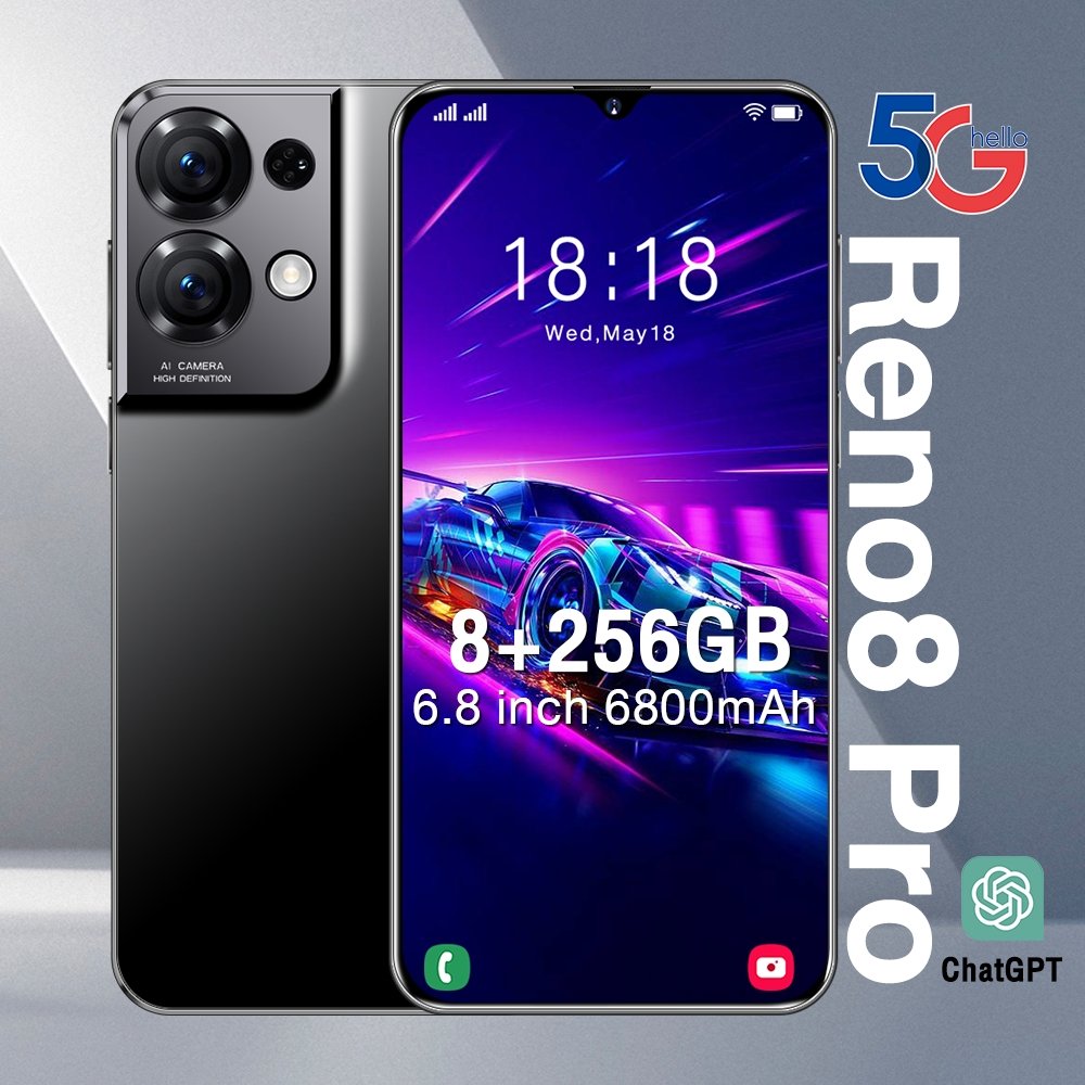 Reno8pro Telefon 5G Smartphone 48mp+72mp Free Sample Reno 8 Pro Android Mobile Phone New Smart Phone 4k TFT Xoami Note 11 Pro 5g