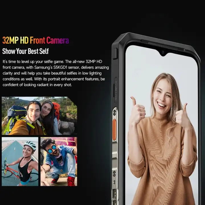 Wifi 6 Android 5G Smartphone Ulefone Power Armor 18T Ultra Mobile Phone Wholesale 66W Fast Charging 9600mAh 512GB Original Phone