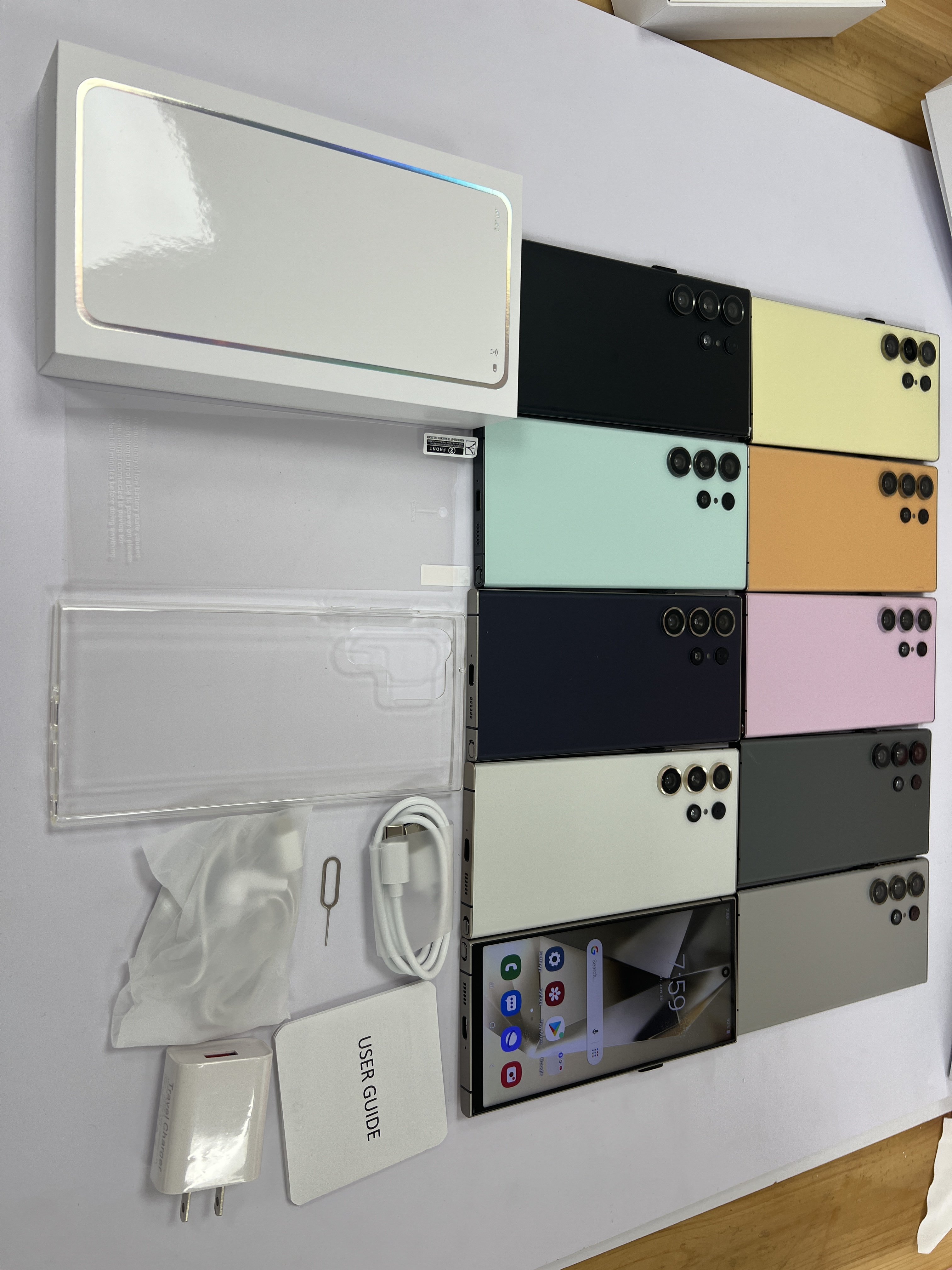 Bid or buy Hot Selling 2024 New S24 Ultra AI Smartphone Face ID GPS LTE 5G Phone Support ChatGPT Block Puzzle Guardian