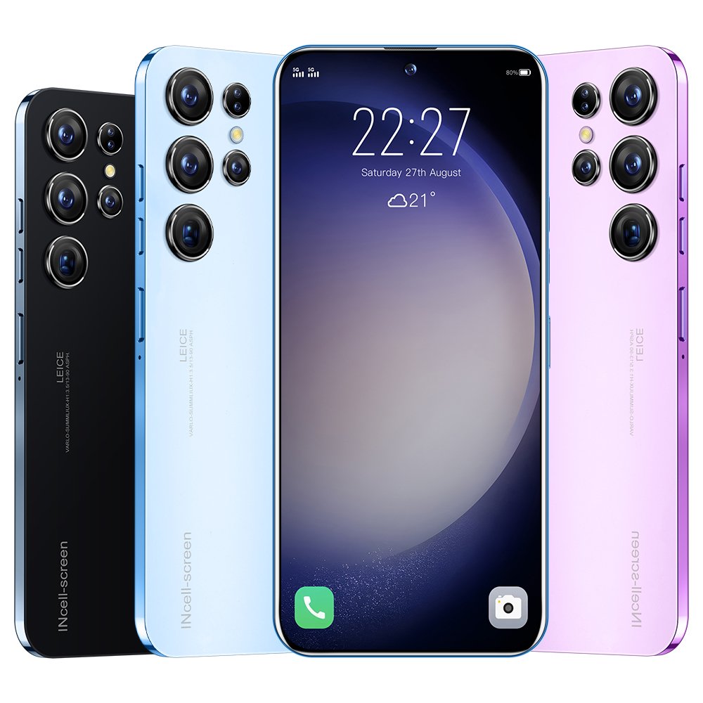 6.6 Inch 4G Android S23ultra Smartphone MTK Processor 8+512G Large Battery Dual SIM Card Dual smartphone