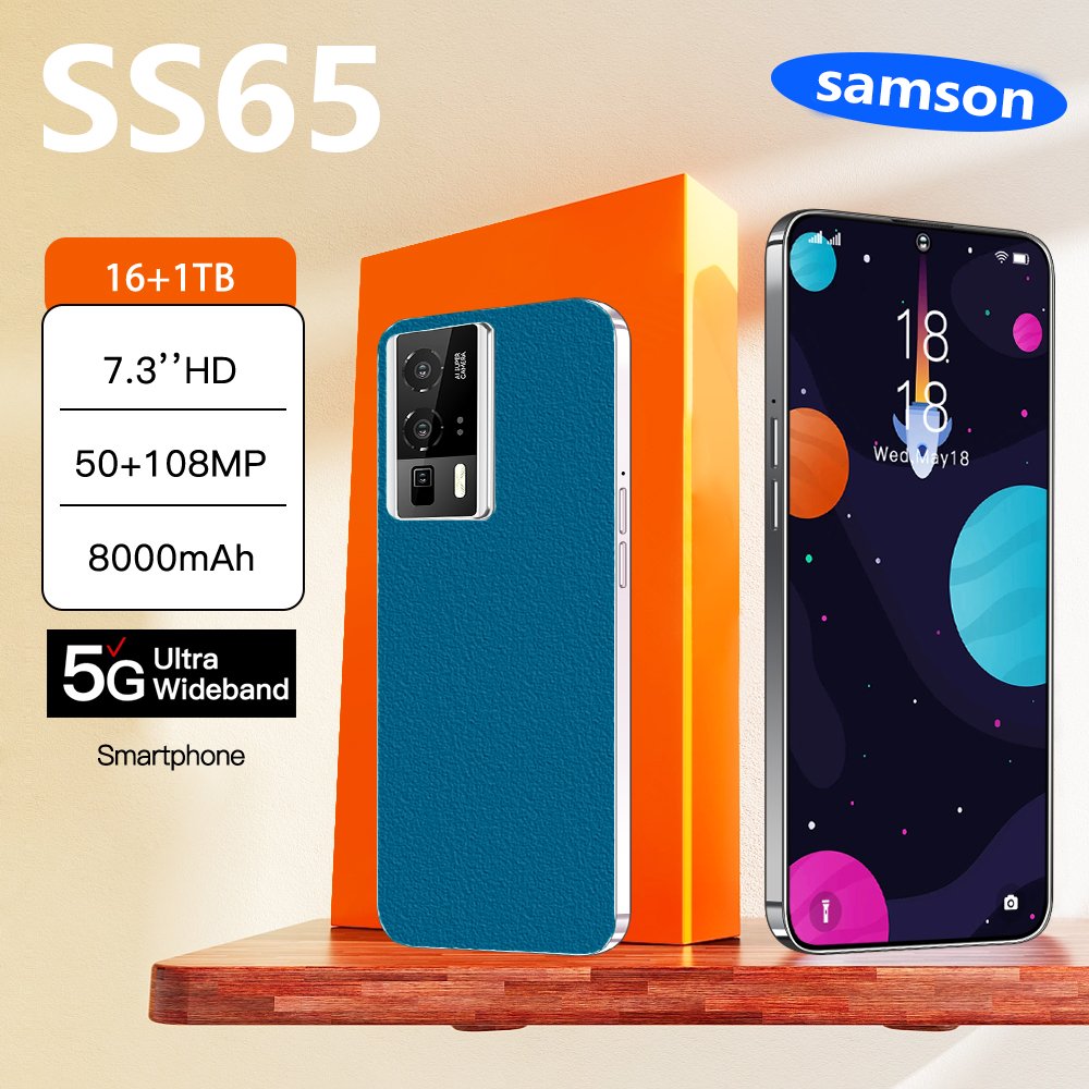 Original phone ss65 Pro Celular 7.3 Inch samson android phone 5G smartphone 16gb 256gb phone mobiles
