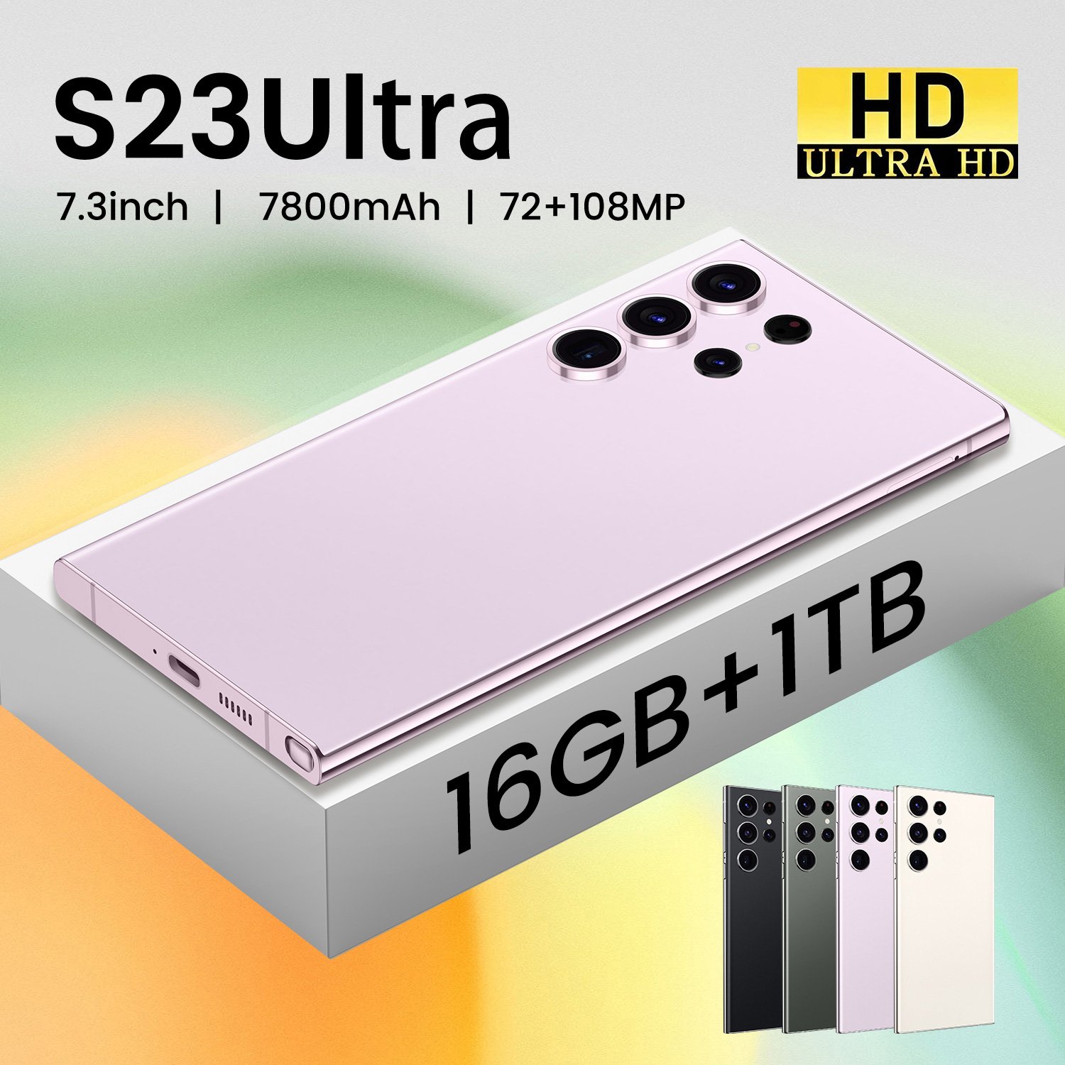 S23 Ultra Original Dual Sim 5G Smartphone 16Gb+1Tb Android 13.0 Original Brand Phone