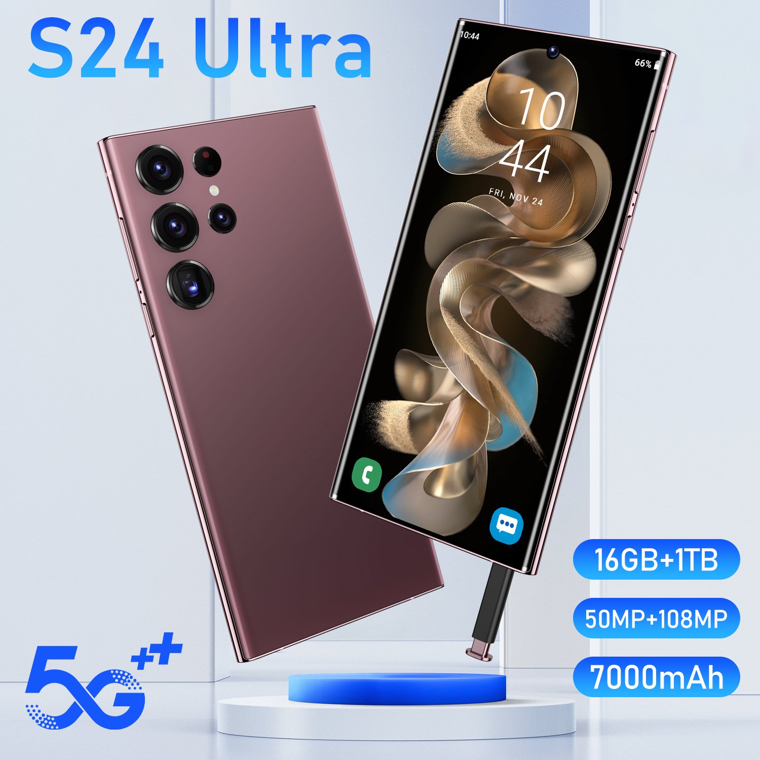 Original Mobilephone s24 ultra Smartphones 7.3 inch 16GB+1TB 5G Dual SIM Cellphone Mobile Phone s 5g smartphone