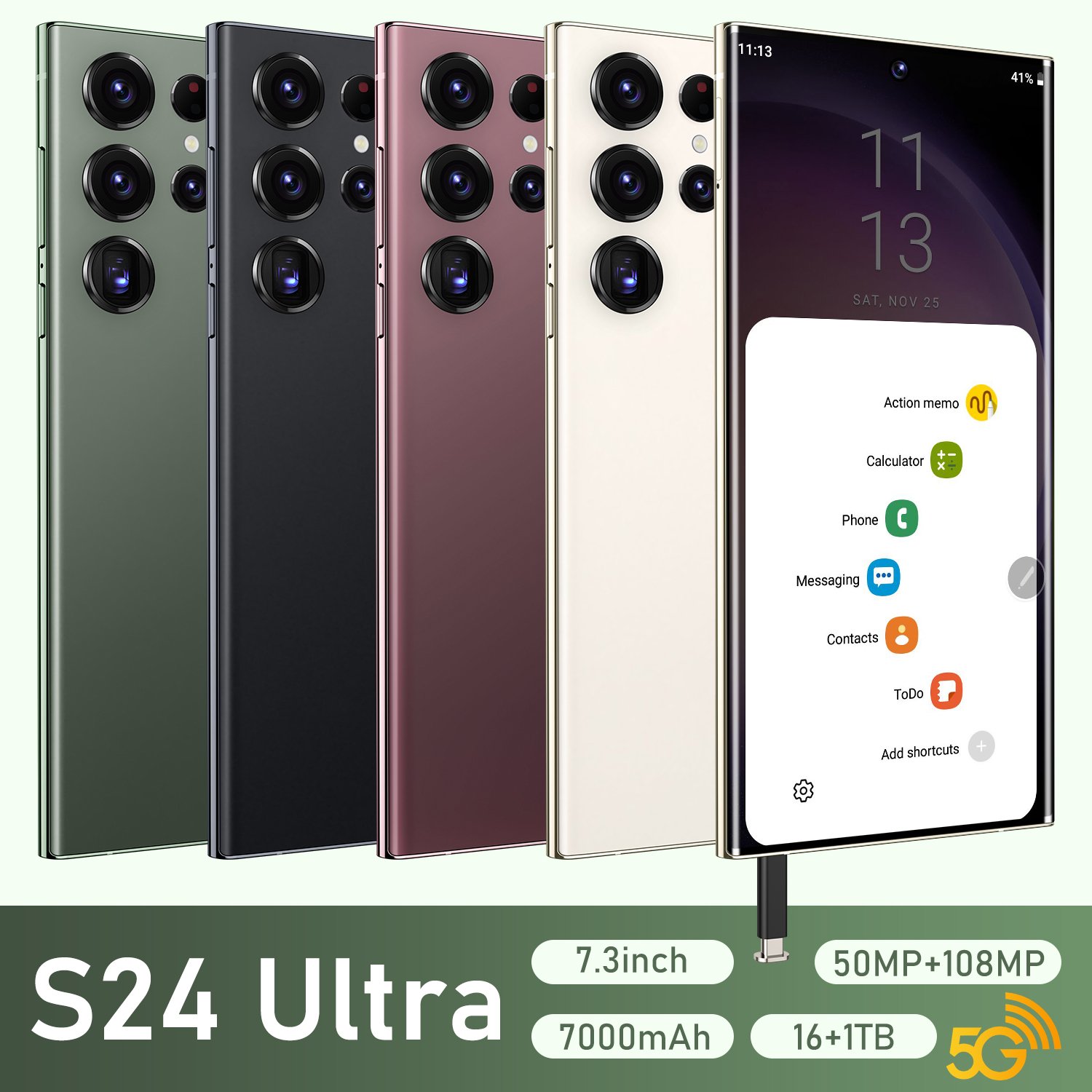 Original phones s24 ultra Smartphones For s24 ultra 16GB+1TB 5G Dual SIM Cellphone Mobile Phone 5g smartphone mobile phones
