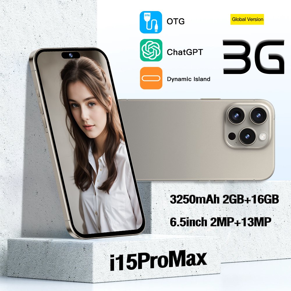 Gaming Mobile Phone Cell Phone Smartphone Original 5G Smartphone Telefone i For Phone 15 Pro Max Android i13 16 Feature Slimoro
