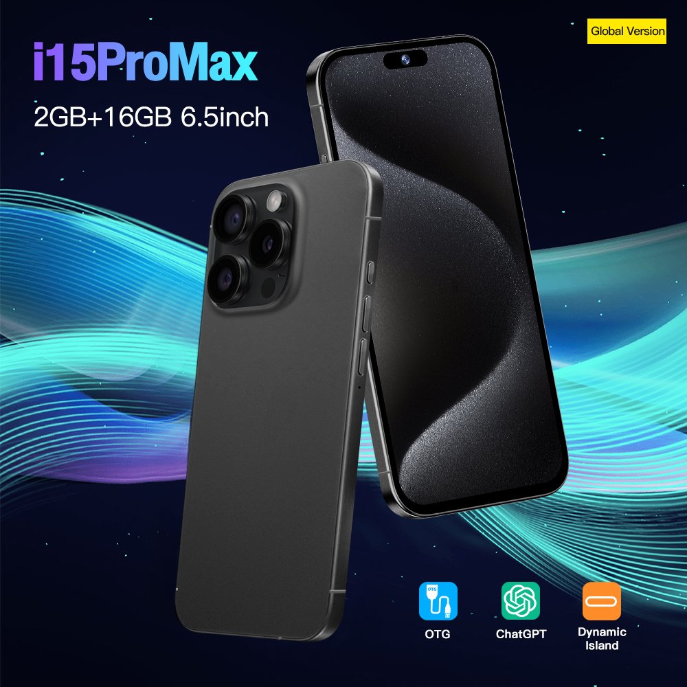 Gaming Mobile Phone Cell Phone Smartphone Original 5G Smartphone Telefone i For Phone 15 Pro Max Android i13 16 Feature Slimoro