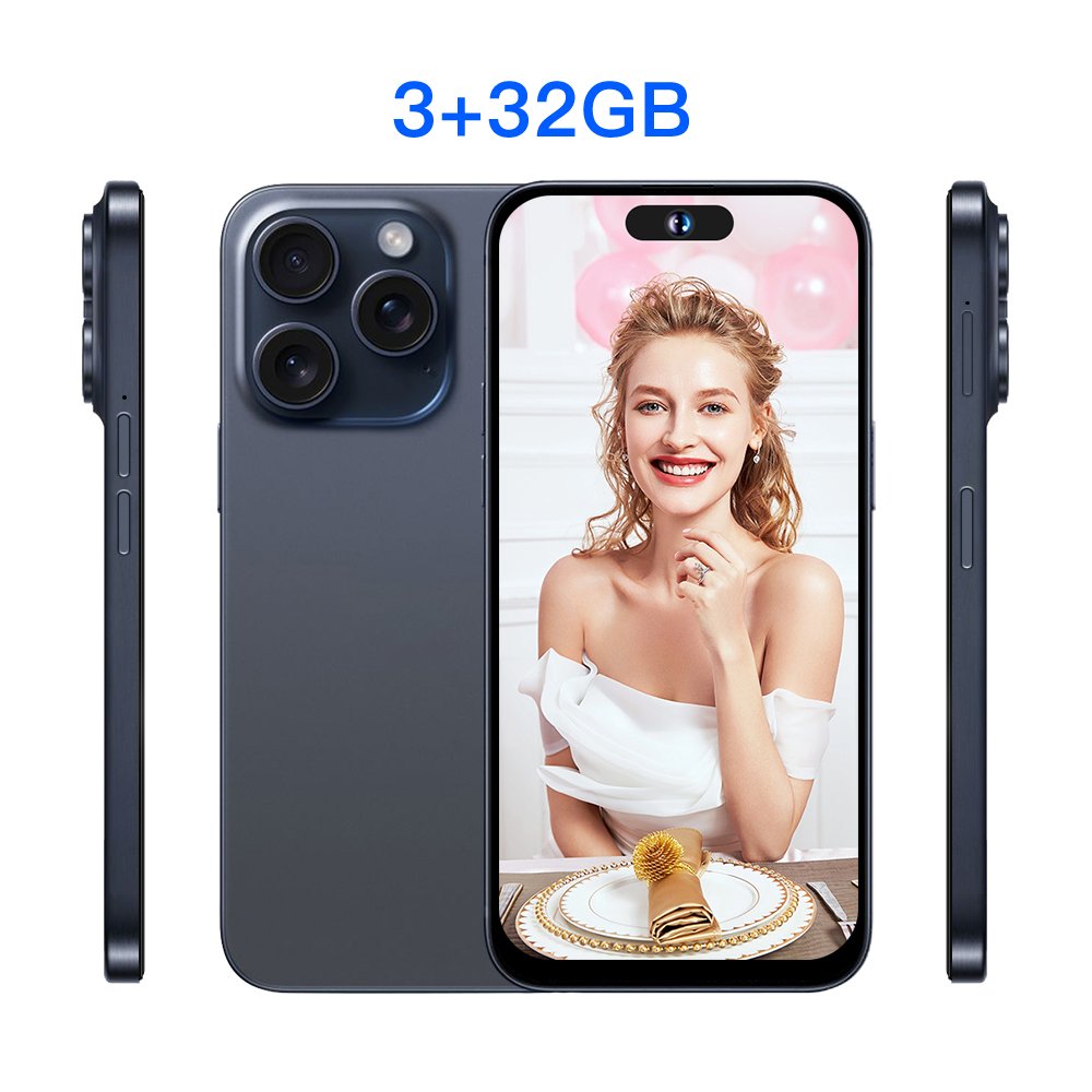 Slimoro Original i16 Pro Max Cell Phone Smart Phone Cheap Telefone Gaming Mobile Phone 15 14 13 12 Android Feature 5G Smartphone
