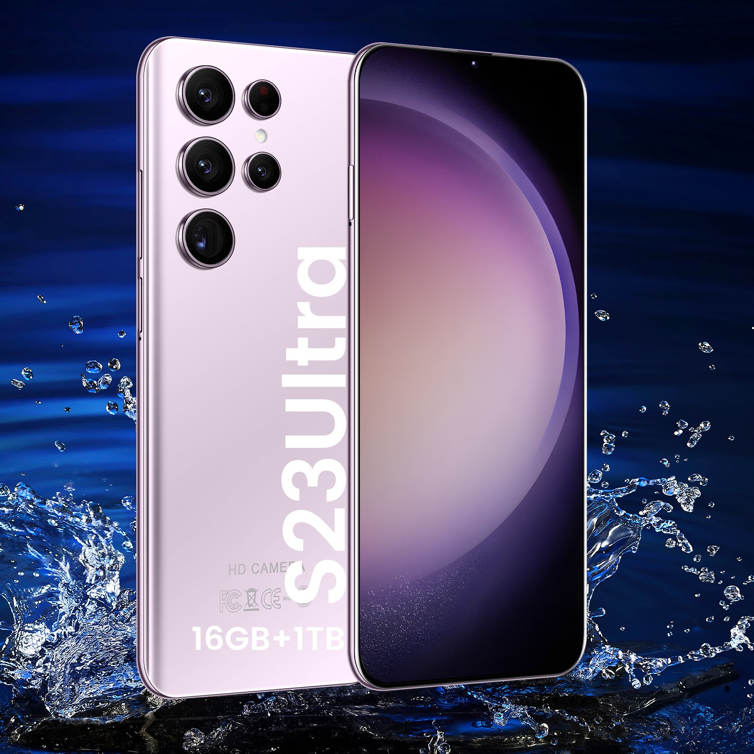 Original Unlocked S23 5g Smartphone 7.2 inch Full Screen 16GB+1TB Android Mobile Phones With Face ID Cell Phone