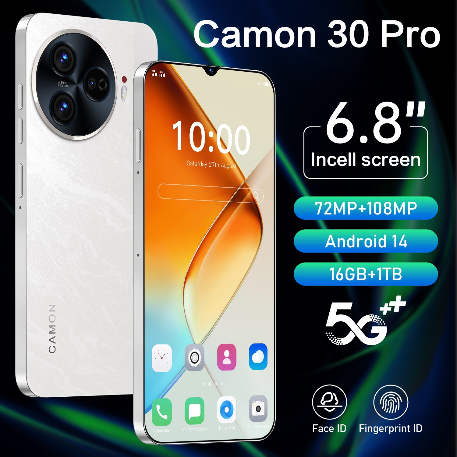 Global 5G Smartphone 7 3 Dual SIM Dual Standby Unlocked Version