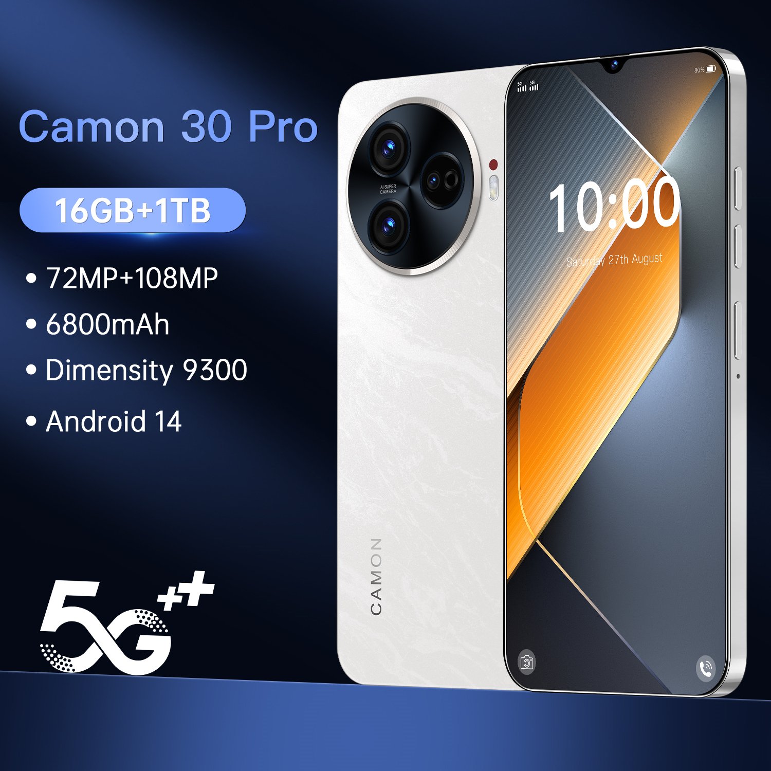 Global 5G Smartphone 7 3 Dual SIM Dual Standby Unlocked Version