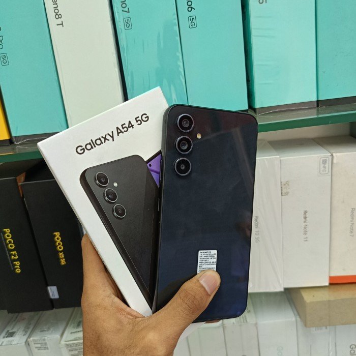 Second Hand A54 Unlocked Telephone Electronic Mobile Phone Wholesale 128GB 5G Smartphone