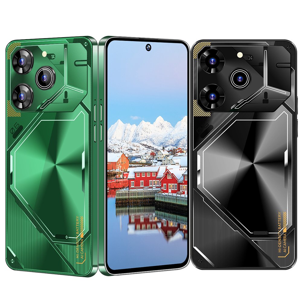 Pova 6 pro New Mobile Phone 16GB+1TB 7.3 inch Full Screen 8000mAh large battery 4G 5G Smartphone