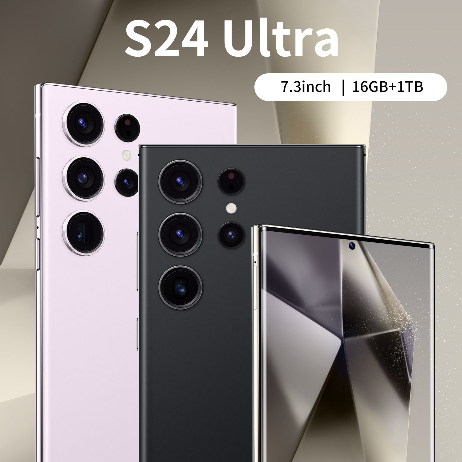 2024 New Original PHONE S24 Ultra 16GB+1TB 5G 7.2-inch MTK6889 48MP 108MP With Built-in Pen Android 12 Smartphone