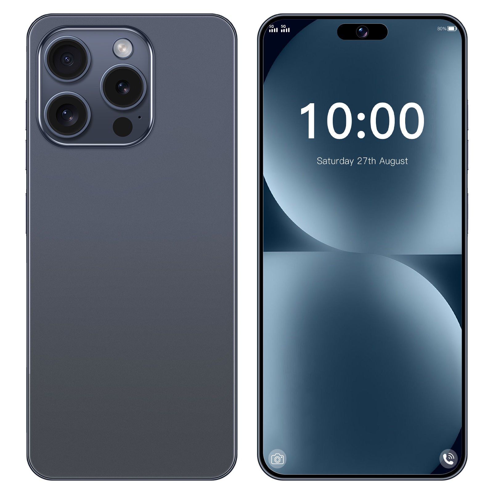 Brand New Clone 15 pro max 6.8 inch screen 4G 5G smartphone 8GB+512GB unlocked i cellphones 15 pro max Cheap Version Have Logo