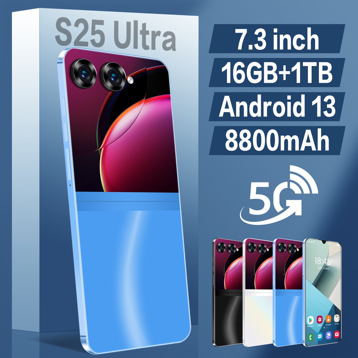 Factory Price S25 Ultra High quality Unlocked Smartphone Dual SIM 5G S25 Ultra Cell Phones 16GB+1TB Gaming Mobilephone