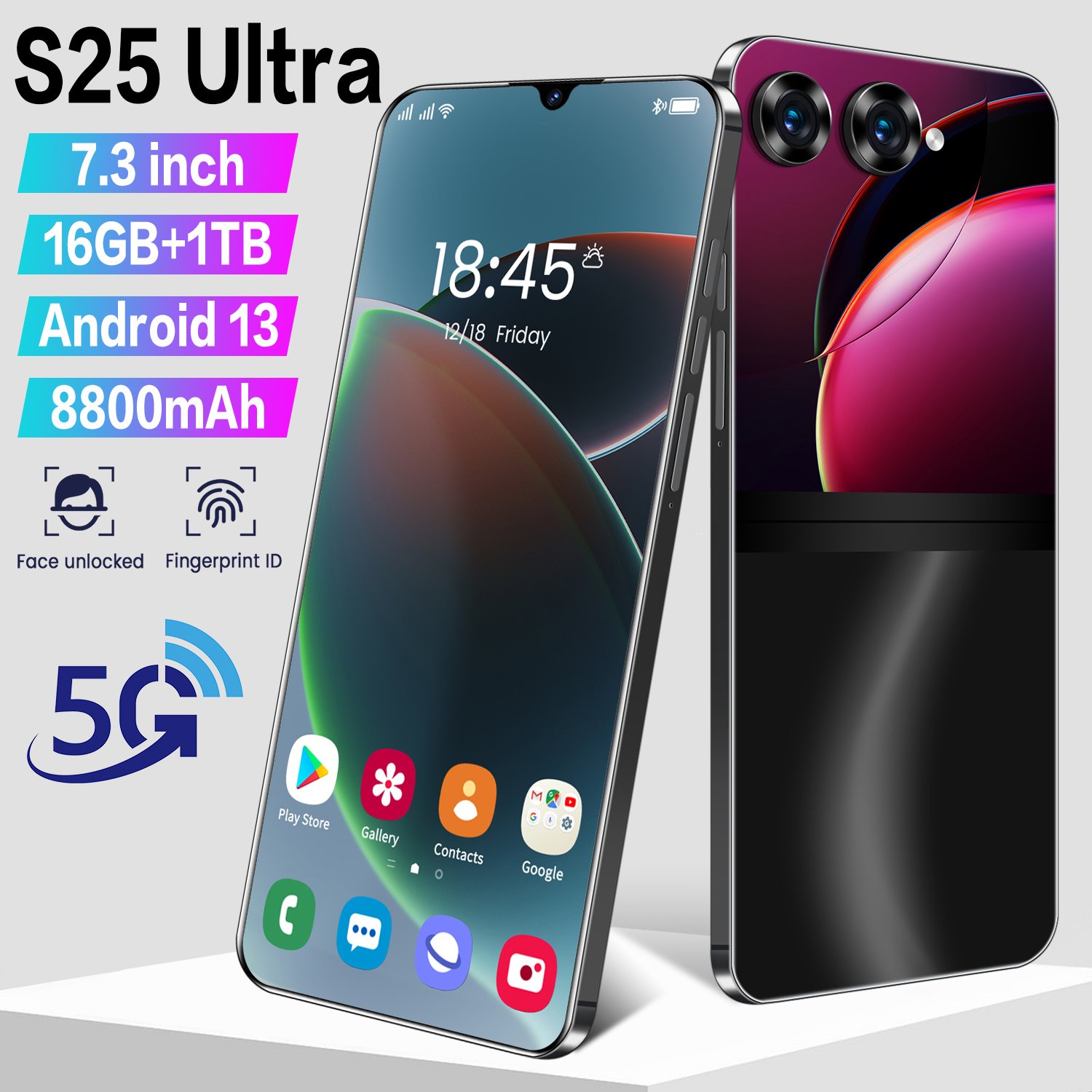Factory Price S25 Ultra High quality Unlocked Smartphone Dual SIM 5G S25 Ultra Cell Phones 16GB+1TB Gaming Mobilephone