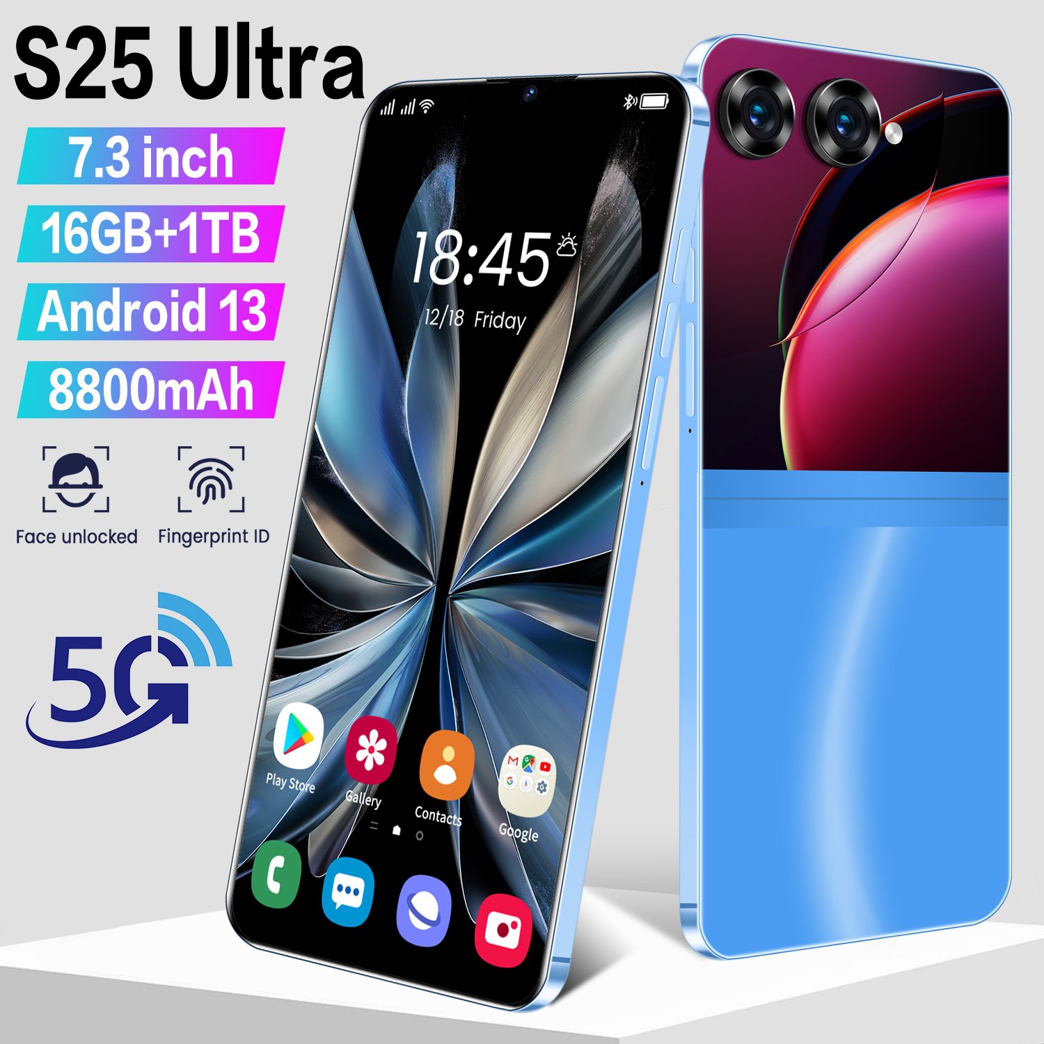 Factory Price S25 Ultra High quality Unlocked Smartphone Dual SIM 5G S25 Ultra Cell Phones 16GB+1TB Gaming Mobilephone