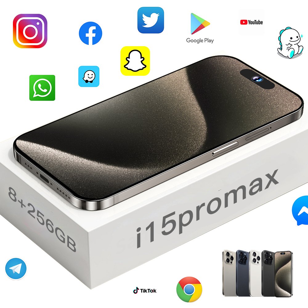 Best sell Smartphone for Cell Phone 15 Pro Max Original 5g Smartphone New 15 Pro Max 7.3 Inch Screen Original 5g Smartphone