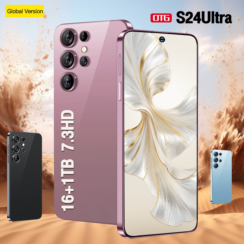 S24 ultra 16GB+1TB 5G Smartphone Cellphone Original 7.3inch Unlocked Dual Card Mobilephones HD OEM New Smartphone