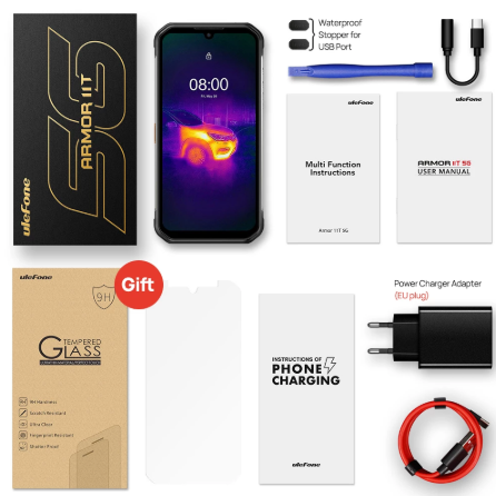 Wholesale rugged phone Ulefone Armor 11T 5G FLIR Thermal Imaging Camera Smartphone Android 11 8GB 256GB Waterproof Mobile Phone