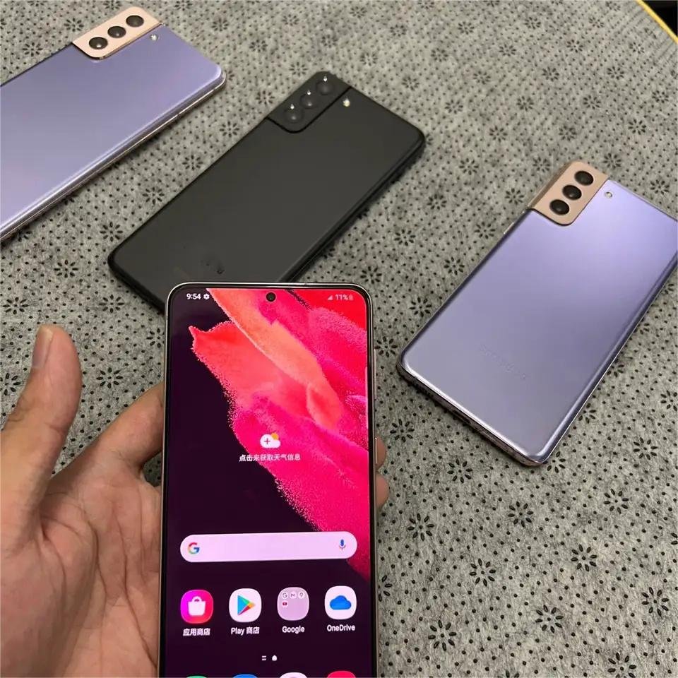 2021-2023 US global VERSION wholesale brand for samsungS galaxyE s21 plus 5g smartphone face unlocked mobile phone 5g