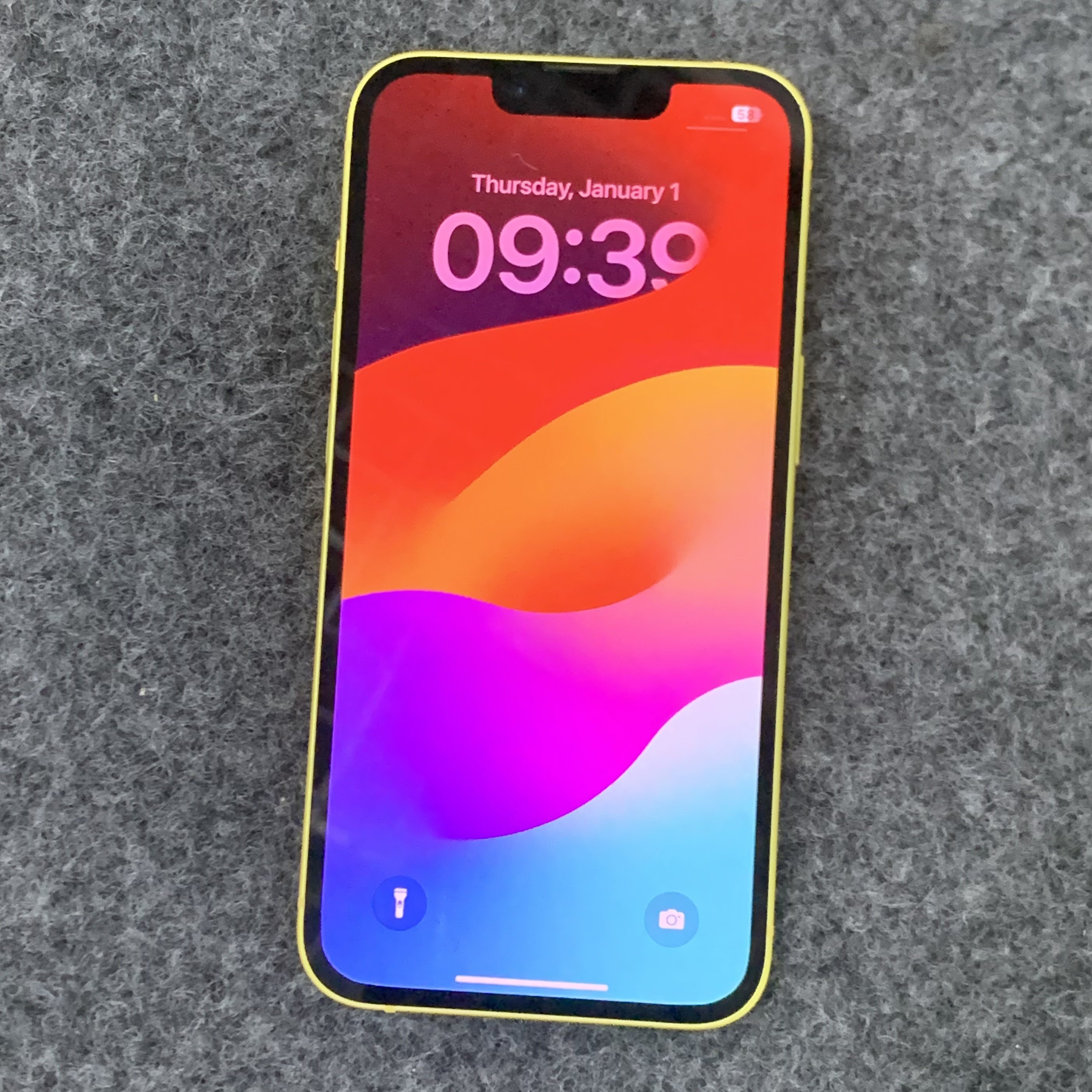 5G smartphone 14 normal used phone mobile unlock high quality for i phone 14 yellow cellphone 6.1 inch