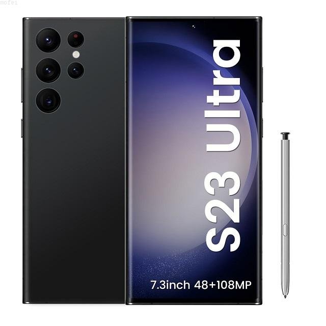 New Original Galaxys23 Ultra 5g Smartphone 16gb 512gb 7.2in Large Screen Android 12 Phone