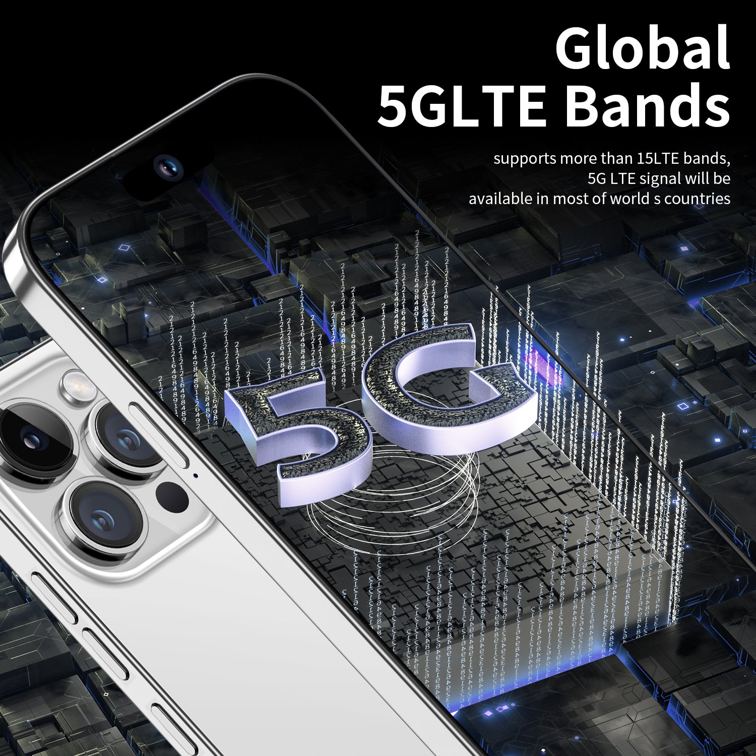 Trending Products 2024 Wholesale 8+256G Mobile Phone For Phone 14 Pro max 5G Smartphone