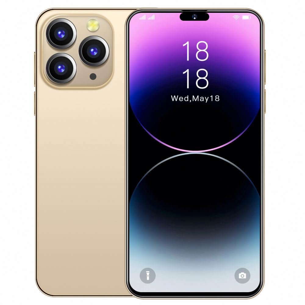 clone mobile phone i Telephone i14 phone Global Version 14 pro max Smartphone 6.8 inch 16+1T Android mobile phone New Arrival