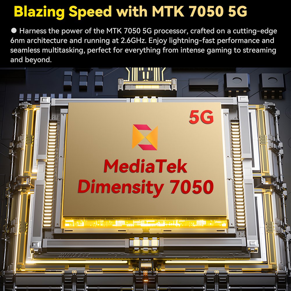 CUBOT KINGKONG X Rugged 5G Smartphone 32GB RAM+256 /512GB ROM 10200mAh 6.583"120Hz Screen NFC WiFi 6 Android 14 Smart Phone