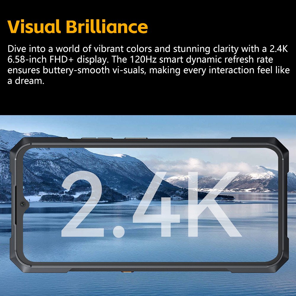CUBOT KINGKONG X Rugged 5G Smartphone 32GB RAM+256 /512GB ROM 10200mAh 6.583"120Hz Screen NFC WiFi 6 Android 14 Smart Phone
