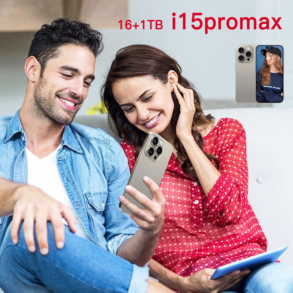 Newest Version 15 pro max 6.8 inch Clone 15 Pro 4G 5G smartphone 8GB+1TB unlocked Dual Sim Card 64MP Cheap 15 Pro Max Have Logo