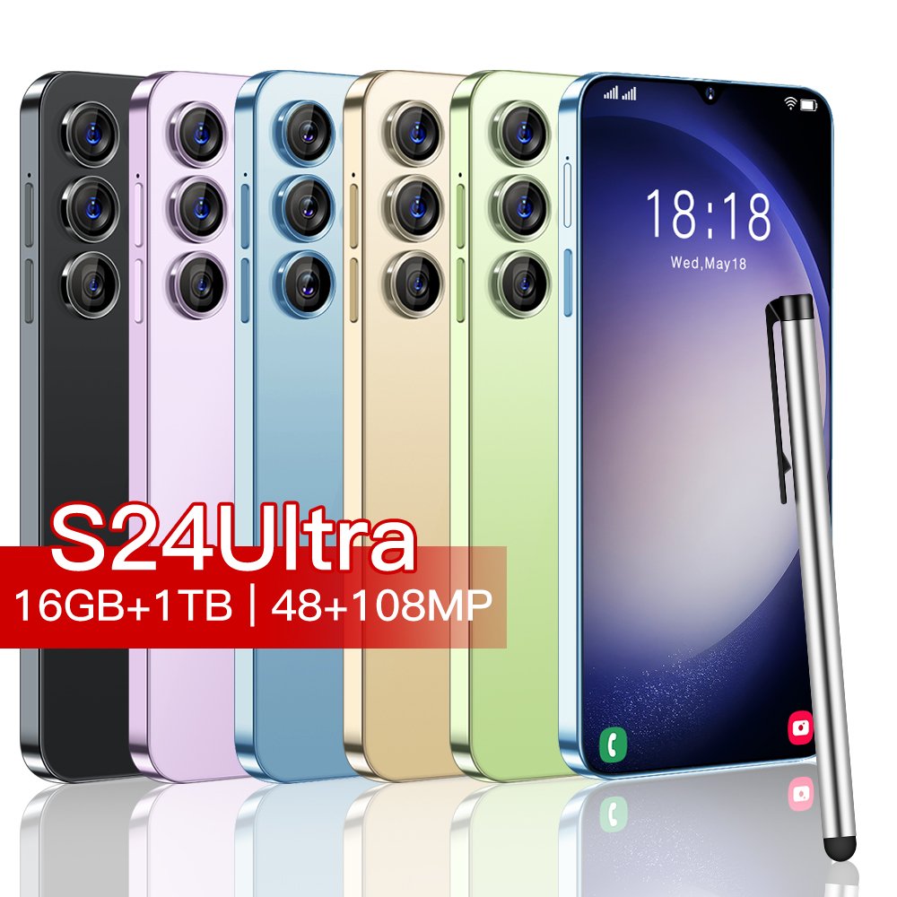 Original phones samsun s24 ultra Smartphones For s24 ultra 16GB+1TB 5G Dual SIM Cellphone Mobile Phone s24 ultra 5g smartphone