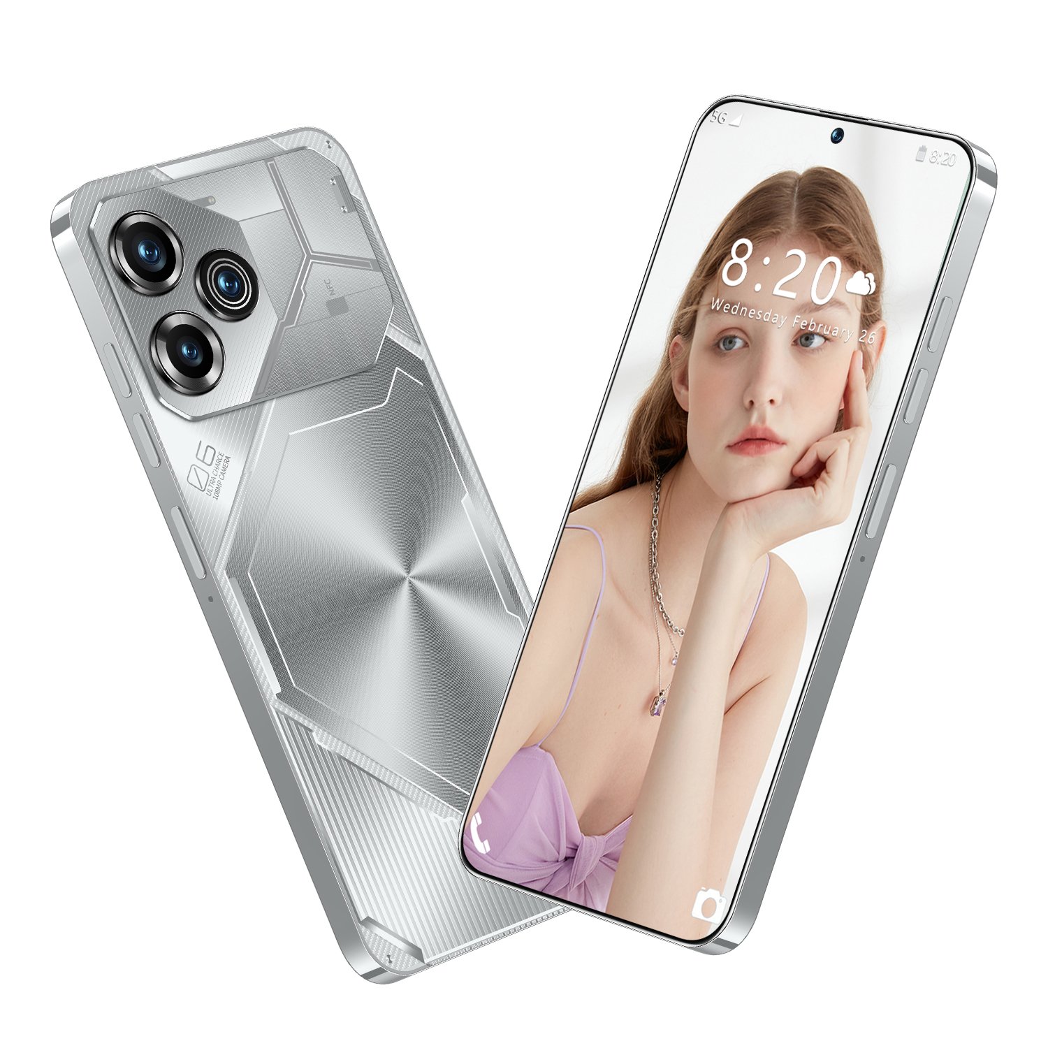 Original mobile phone 6.53 inch Big Screen Type-C Android smartphone