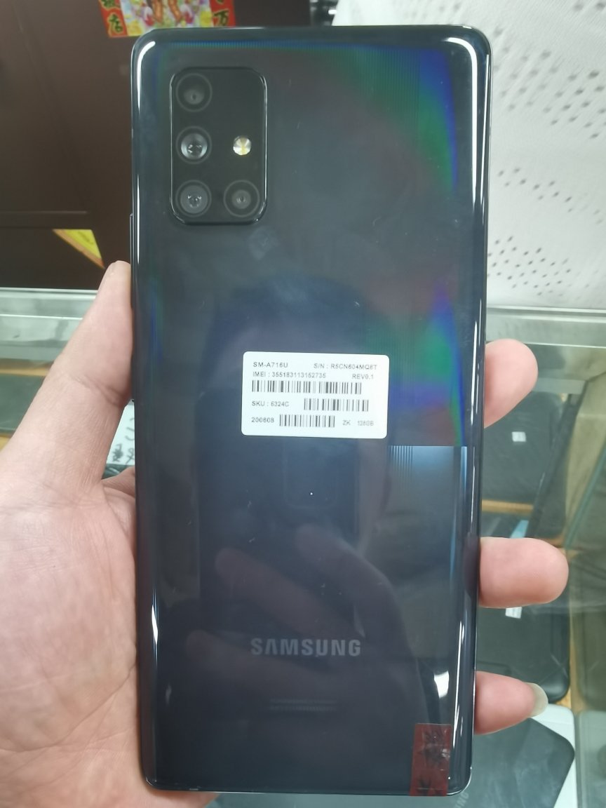 Original second hand A+ Grade 5G smartphone A71 with 6+128GB android 11 cellphone for samsung