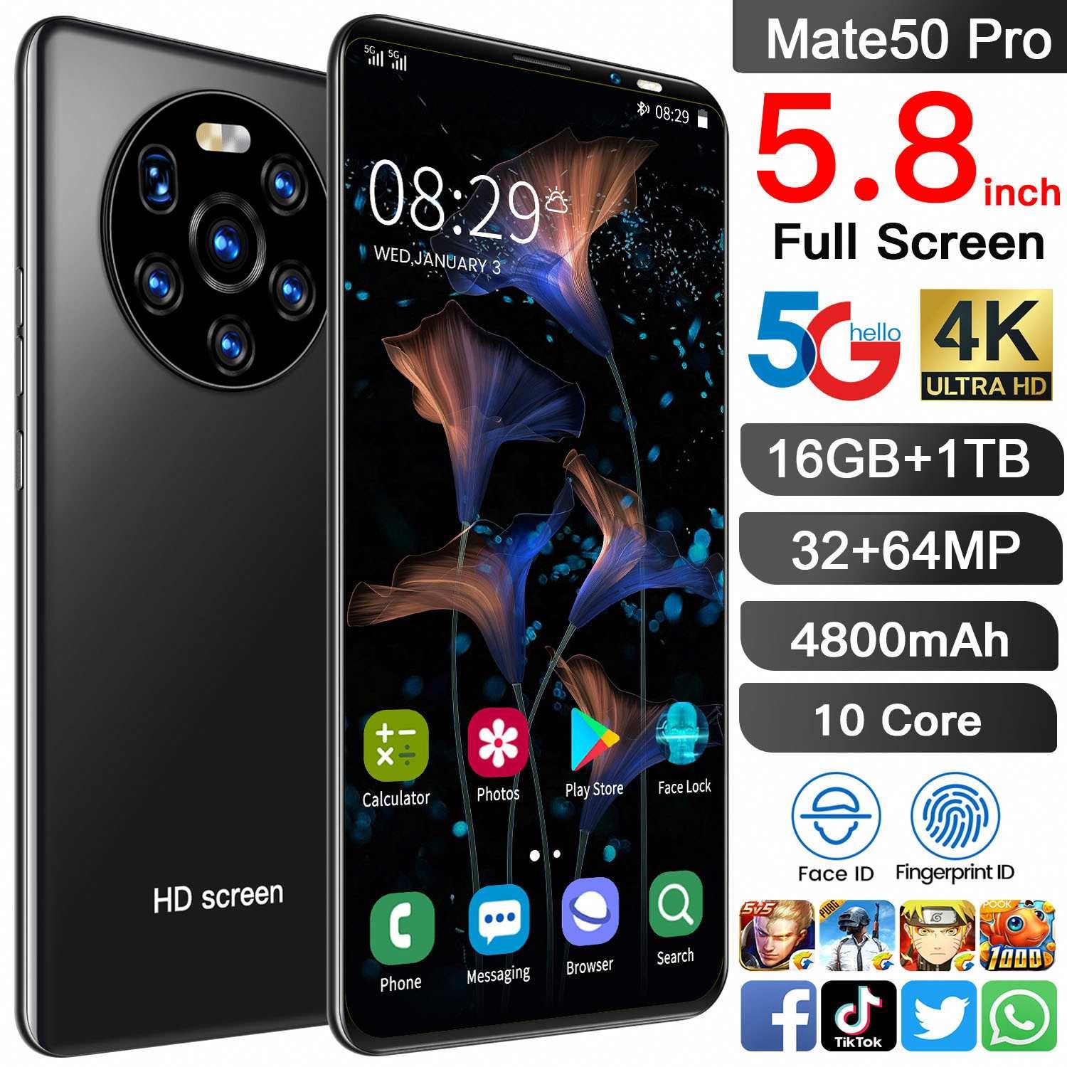 2024 New Gaming 5G Smartphone Online Phone Order With Low Price