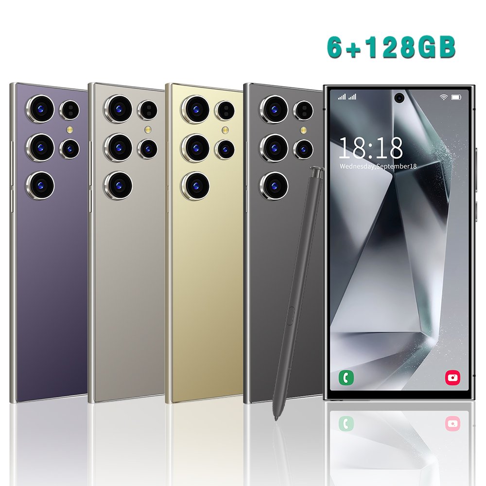 2024 High Quality S24 Ultra Smartphone 6+128GB 6.8-Inch 108MP Rear S-Pen Deca Core 4G Android Big Battery 3G 4G smart phone