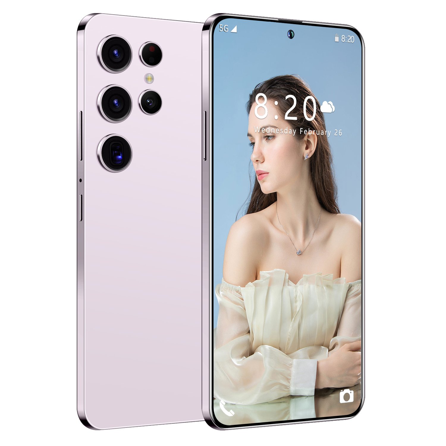 Imitate Samsung S23 Ultra Cellphone 3GB+64GB Smartphone Original 6.8inch Unlocked Dual Card 4G Smart Phone HD OEM New Smartphone