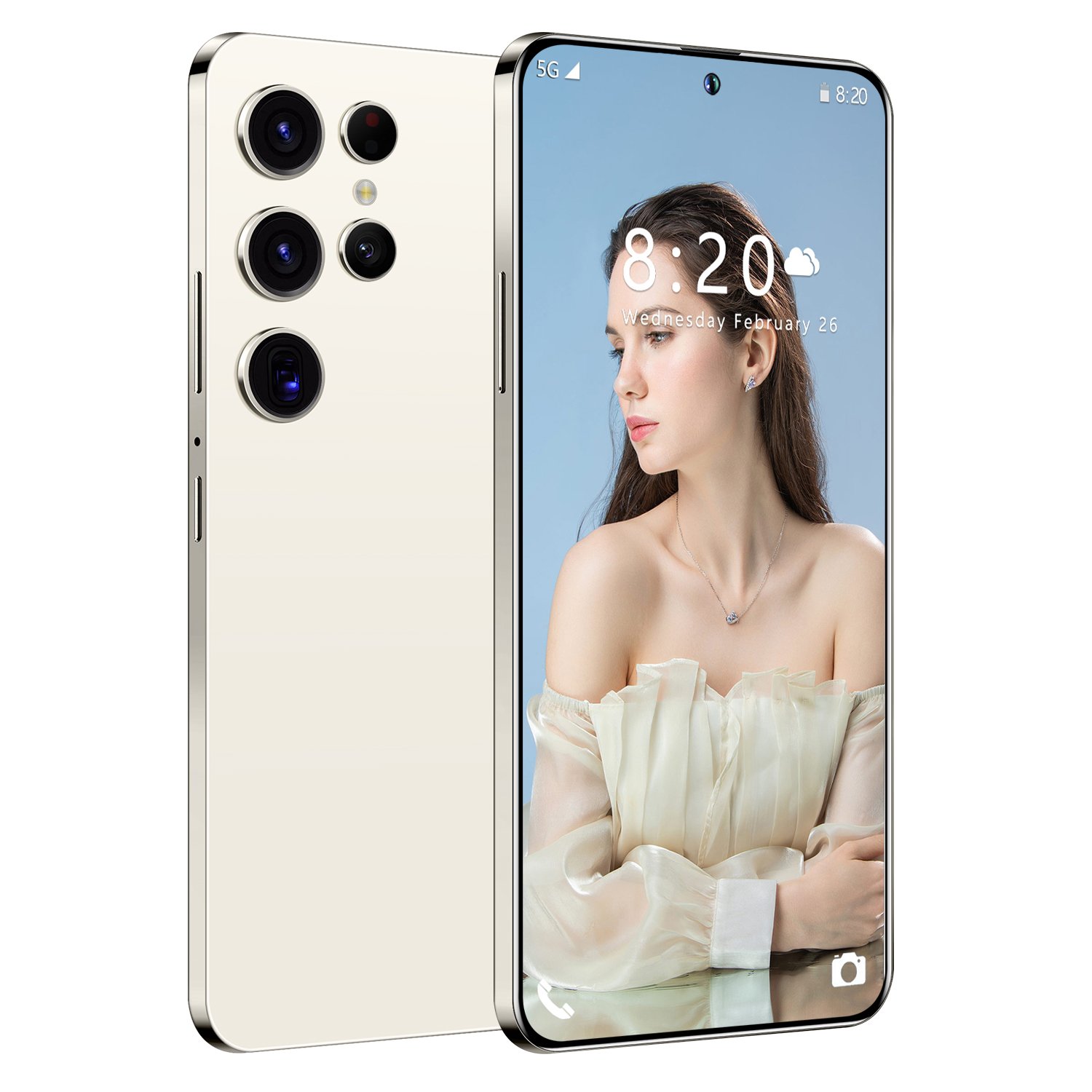 Imitate Samsung S23 Ultra Cellphone 3GB+64GB Smartphone Original 6.8inch Unlocked Dual Card 4G Smart Phone HD OEM New Smartphone