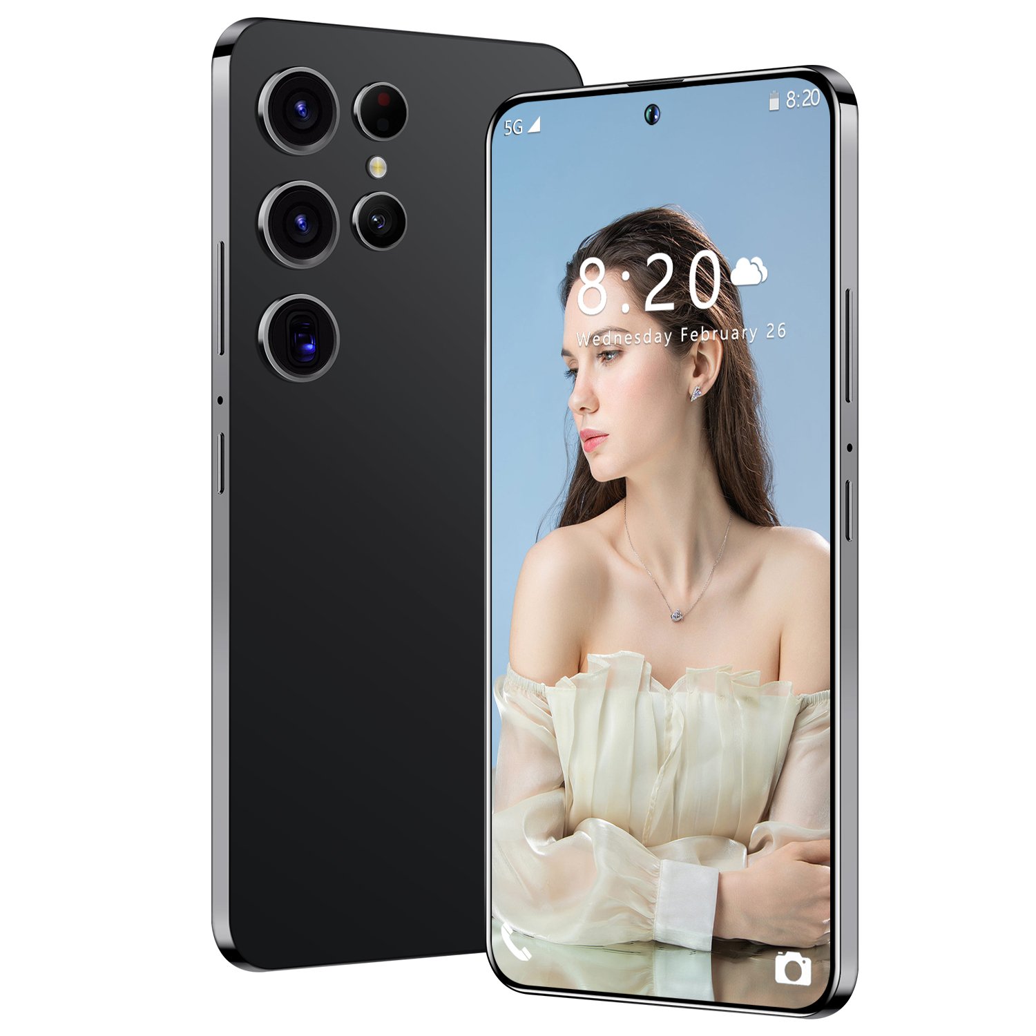 Imitate Samsung S23 Ultra Cellphone 3GB+64GB Smartphone Original 6.8inch Unlocked Dual Card 4G Smart Phone HD OEM New Smartphone