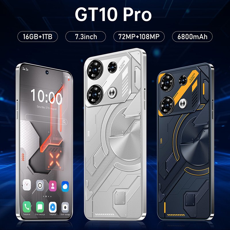GT10 Pro Wholesale Price OEM Telephone Portable Cheap Cell Phones Mobile Phone Low Price Android 5G Smartphone