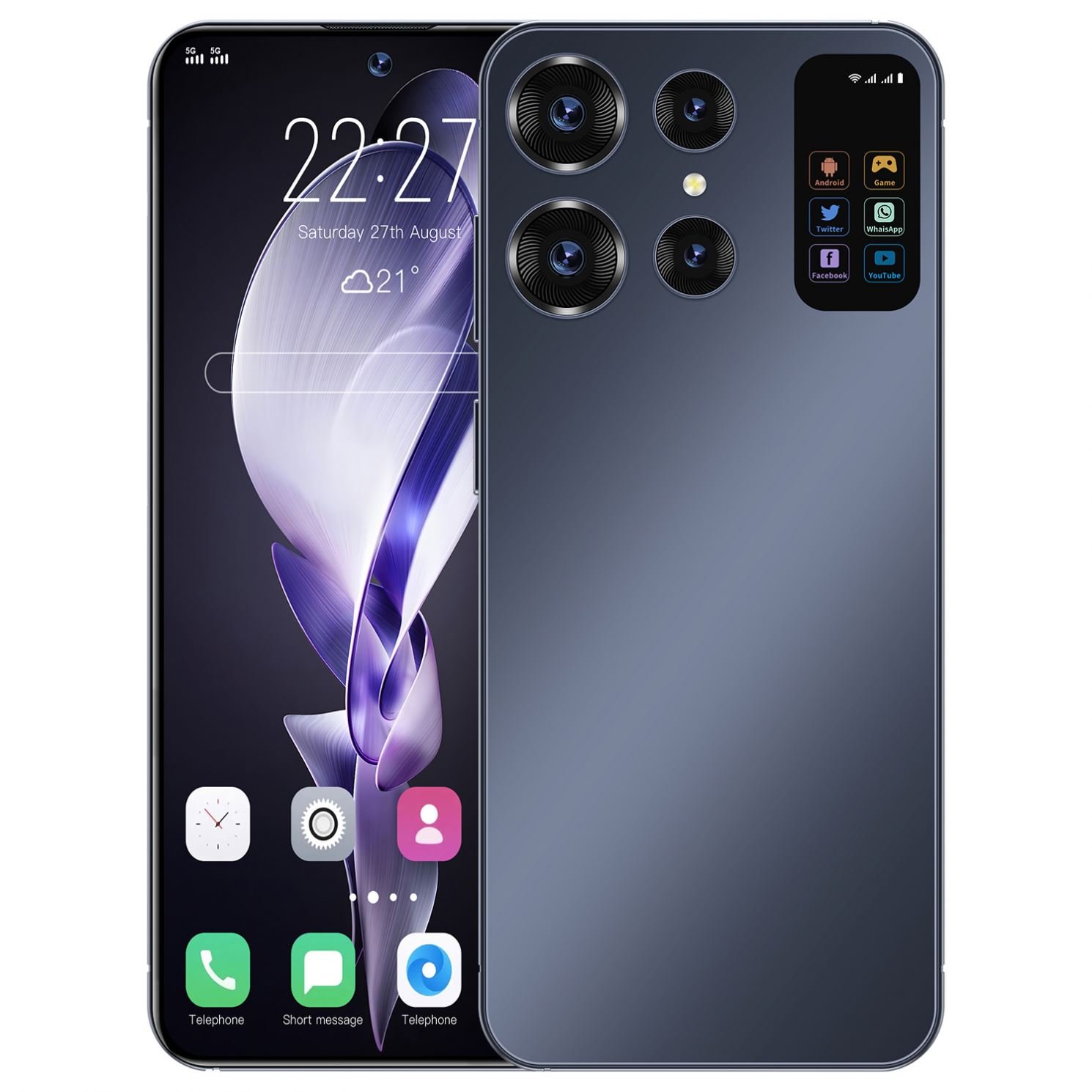 2024 Original unlocked for Sansung S24 Ultra 5G Smartphone 6.8 inch Android 11 Global Version 16GB+512GB Dual SIM Mobile phones