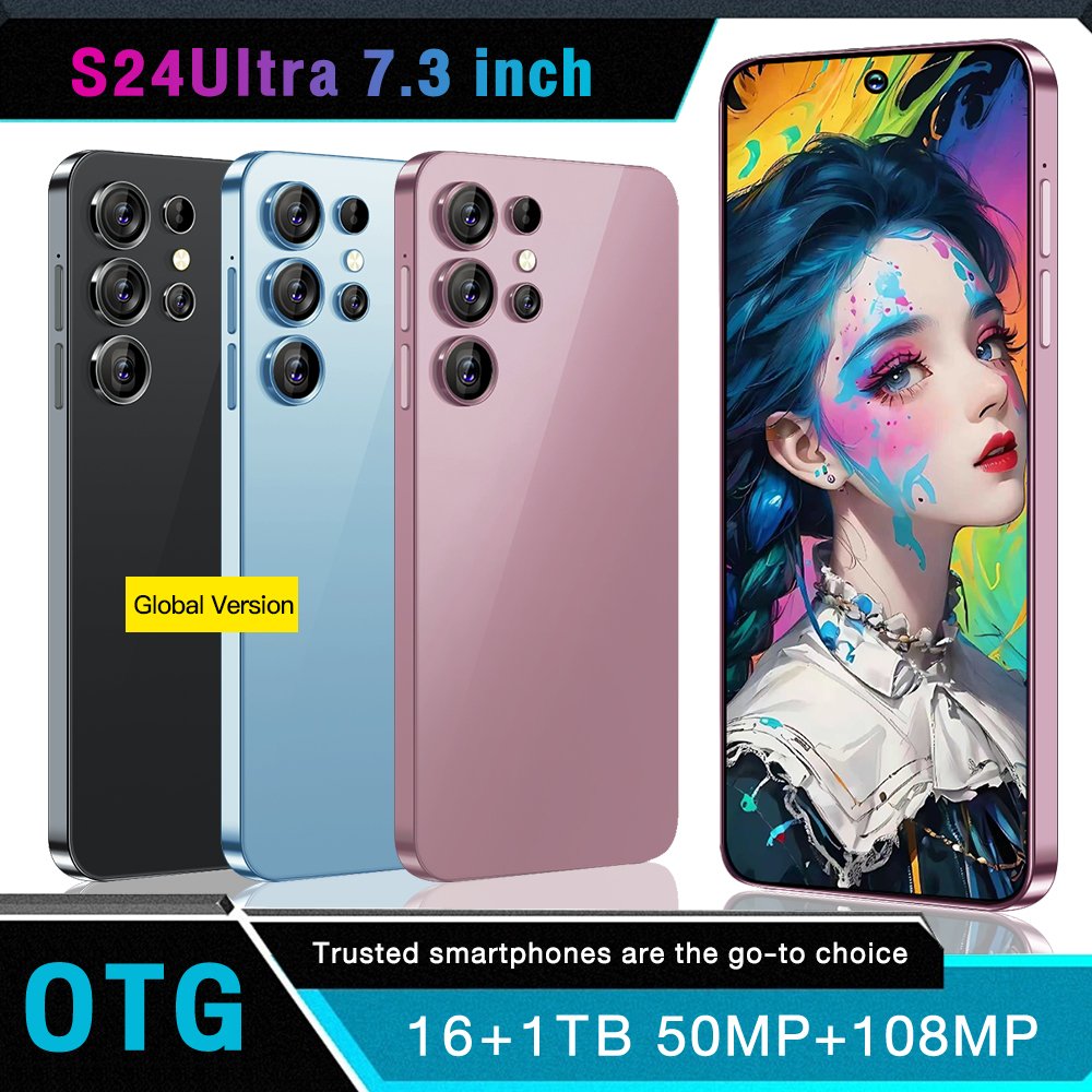 2024 New S24 Ultra 16GB+1TB 5G Smartphone Android 13.0 Mobilephones Original S24 Ultra 5g Phone 7.3 Inch Cellphone