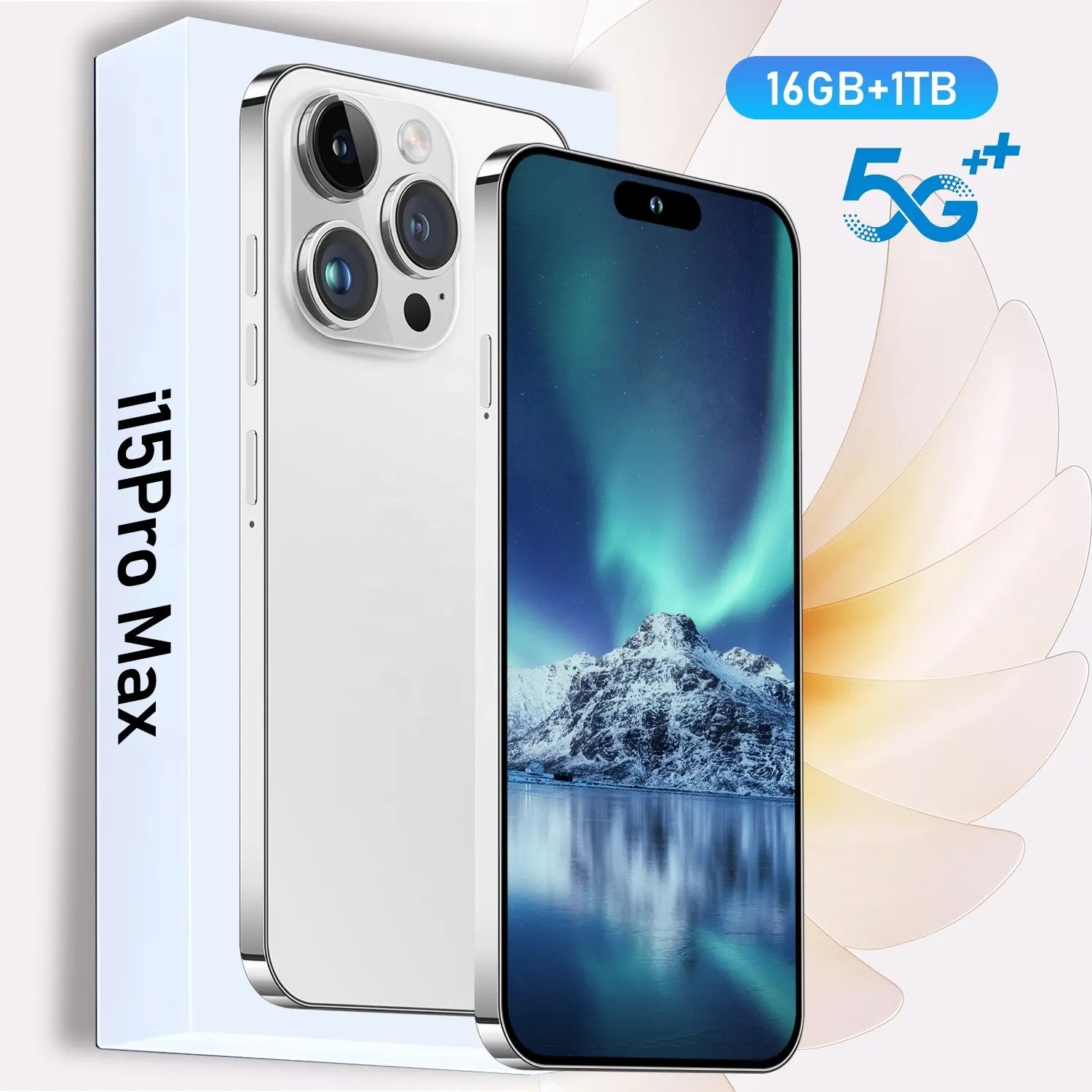 Phone 15 pro max 16GB+1TB Smartphone 5g Smartphone 6.7inch Screen Dual Sim Card I 15 phone 15 Pro Max 5g De Smartphones 64MP