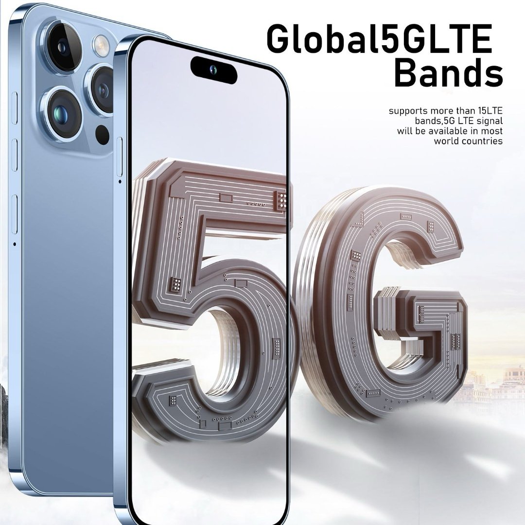 Phone 15 pro max 16GB+1TB Smartphone 5g Smartphone 6.7inch Screen Dual Sim Card I 15 phone 15 Pro Max 5g De Smartphones 64MP