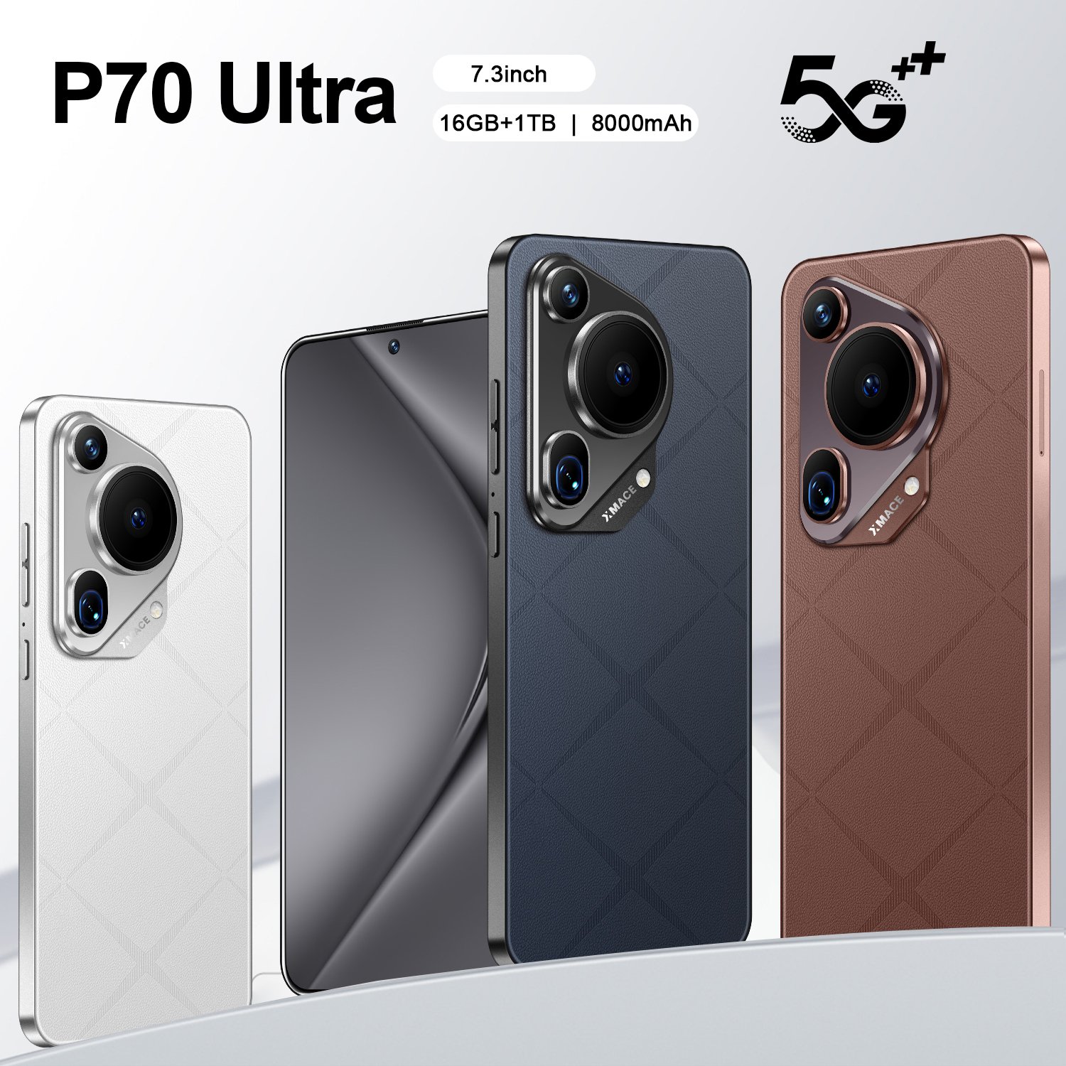 2024 Global P70 Ultra 5G Smartphone HD 72MP+108MP 16GB+1TB Memory 4G LTE Connectivity for Gaming