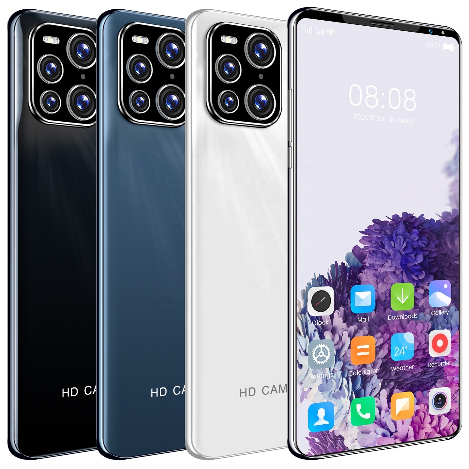 Global 5G LTE Bands Smart Mobile Phone 16+512GB 10Core Extreme Speed Smartphone 5600mAh Battery 32+24MP X3 Pro Smart Phone